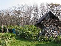 物置小屋建設予定地