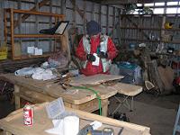物置小屋にて