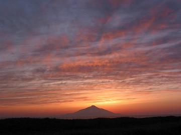 日本海の夕日(4月30日)