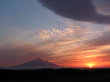 日本海の夕日(6月6日)