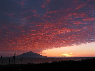 日本海の夕日(7月3日)