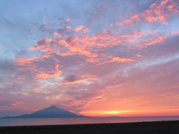 日本海の夕日(7月9日)