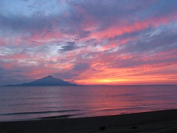 日本海の夕日(7月9日)