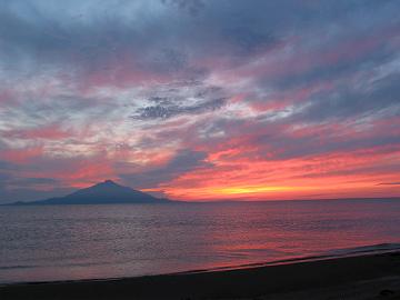 日本海の夕日(7月9日)