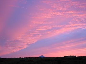 日本海の夕日(8月1日)