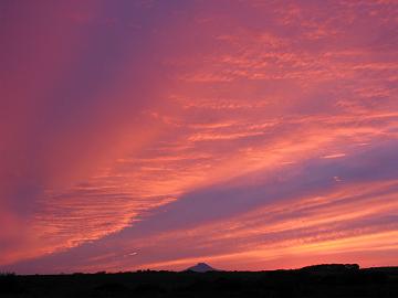 日本海の夕日(8月1日)