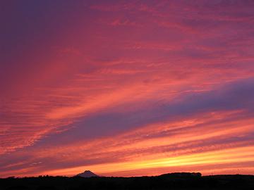 日本海の夕日(8月1日)
