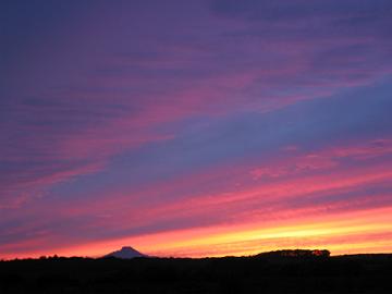 日本海の夕日(8月1日)