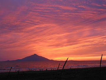 日本海の夕日(8月12日)