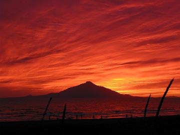 日本海の夕日(8月12日)