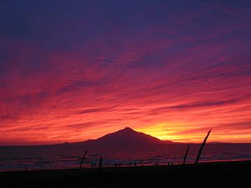日本海の夕日(8月12日)