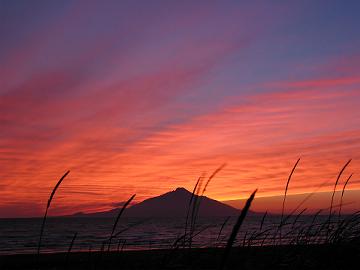 日本海の夕日(8月23日)