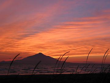 日本海の夕日(8月23日)