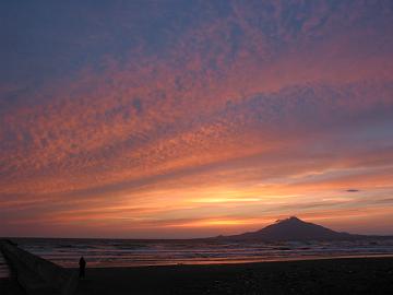 日本海の夕日(9月9日)