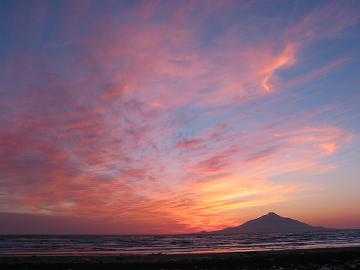 日本海の夕日(9月11日)