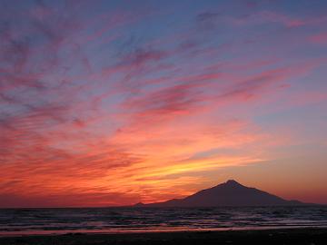 日本海の夕日(9月11日)