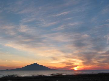 日本海の夕日(6月30日)