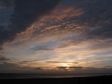 日本海の夕日(7月5日)
