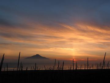 日本海の夕日(7月21日)