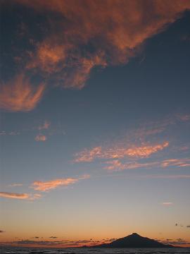 日本海の夕日(9月4日)