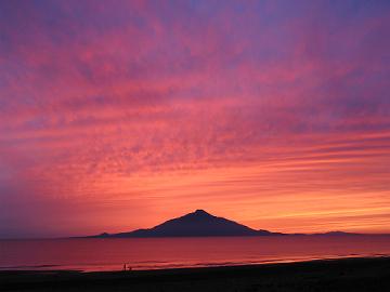 日本海の夕日(9月6日)