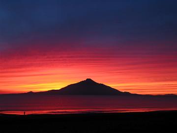 日本海の夕日(9月6日)