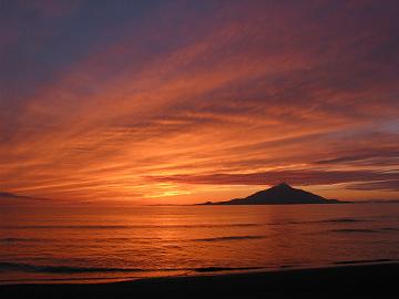 日本海の夕日(9月22日)