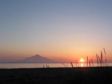 6月24日の夕日