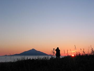 7月1日の夕日