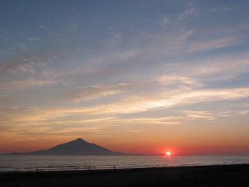 7月2日の夕日