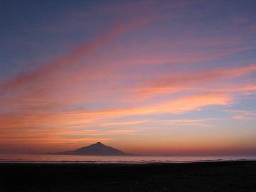 7月2日の夕日