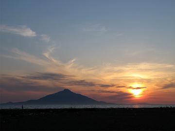 6月16日の夕日