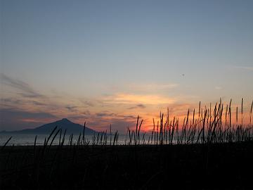 6月16日の夕日