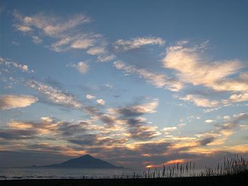 7月16日の夕日