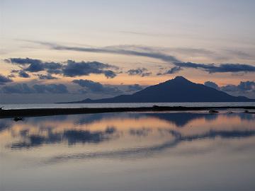 利尻島と10月2日の空