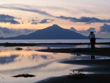 利尻島と10月2日の空