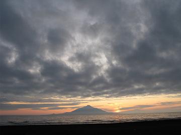 利尻島と7月28日の空