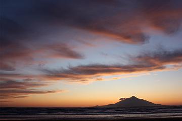 利尻島と8月30日の空