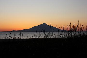 利尻島と9月1日の空