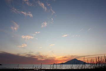 利尻島と9月2日の空