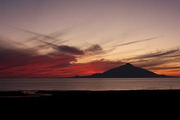 利尻島と9月2日の空