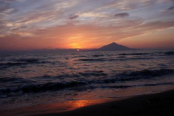 利尻島と9月11日の空