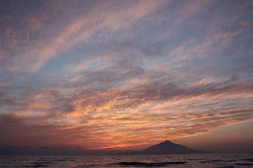 利尻島と9月11日の空