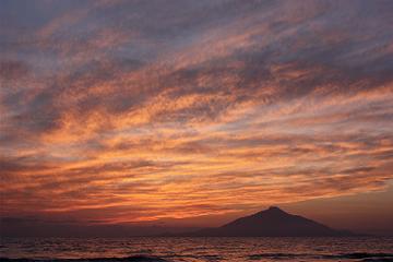 利尻島と9月11日の空