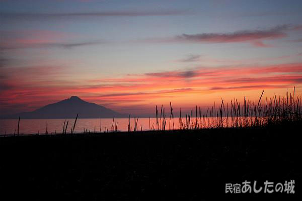 利尻島と7月25日の空