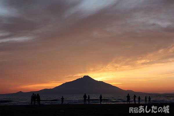 利尻島と8月17日の空