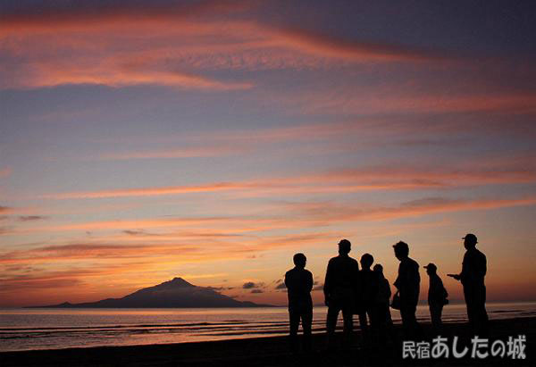 利尻島と8月24日の空