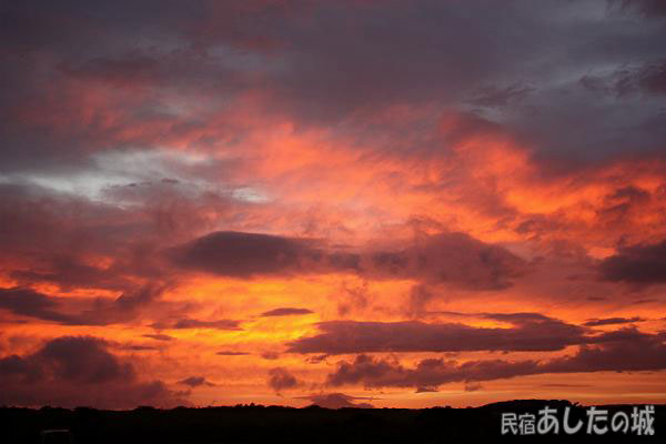 利尻島と9月3日の空