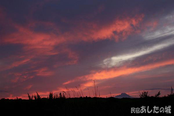 利尻島と9月13日の空